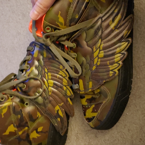 Adidas Jeremy Scott JS Camo Wings Sneakers NWOT - Picture 7 of 14
